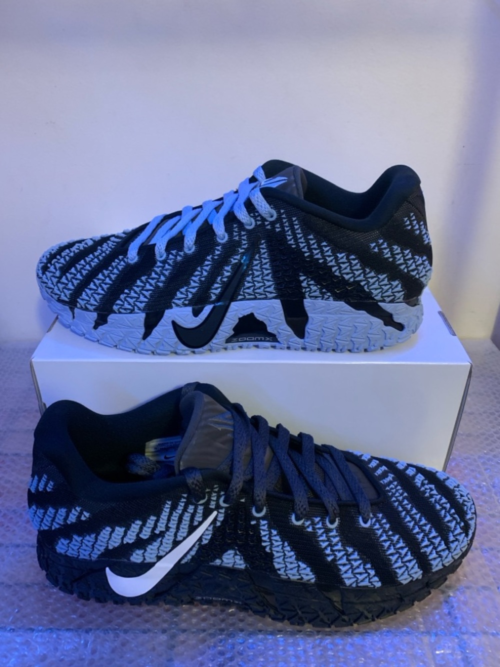 Nike Ja 3 Custom Nike By You Mismatched Blue Black IO7565-900 - Men’s Size 10